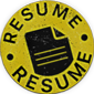 Resume sticker